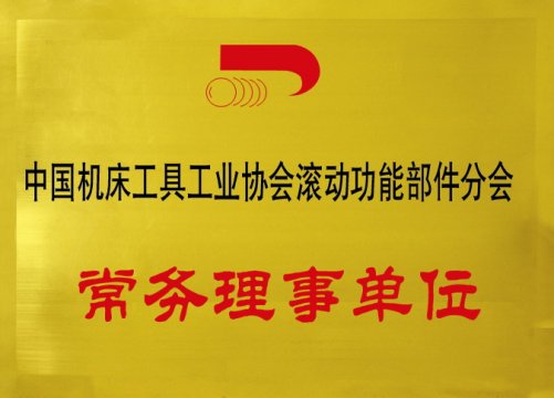中國機床工具工業(yè)協(xié)會(huì )滾動(dòng)功能部件分會(huì )常務(wù)理事單位